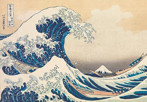 Miniatura 2 de Clementoni Hokusai Puzzle The Great Wave Adult 1000 piezas Juego de mesa Impresión japonesa Ukiyo-e 27.6 x 19.7 in Arte para ensamblar
