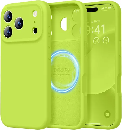 Miniatura 323 de LOVE 3000 Compatible con Funda para iPhone 15, [Cámara de Cobertura Completa de Silicona Suave] [Protección contra Caídas de 8 pies], Forro de Negro