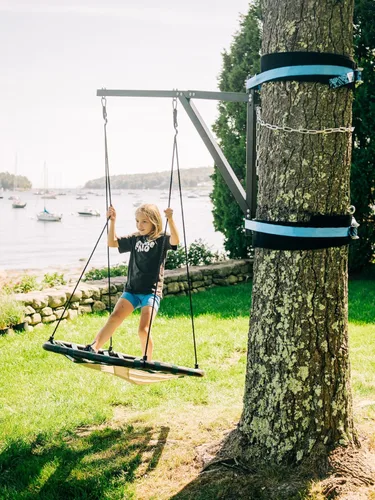 Miniatura 6 de Bijou Kubix Swing - El columpio de plataforma moderno para niños, juego de columpio sensorial para jugar al aire libre y aventura en el patio trasero