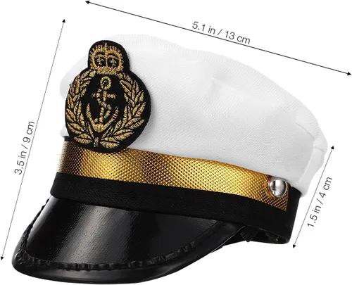 Miniatura 2 de Gorro ajustable de poliéster para perros pequeños y gatos, accesorio para fotos