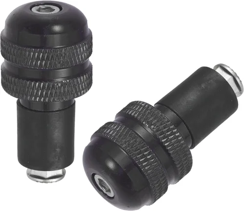 Miniatura 6 de X AUTOHAUX 1 par 7/8 "0.866 in motocicleta manillar extremo agarres barra extremos tapón tapón para motocicleta Negro