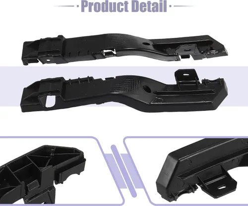 Miniatura 2 de Unifizz 5178411AD 5178410AD 1 par de soporte de parachoques delantero izquierdo y derecho para Dodge Journey 2009-2017