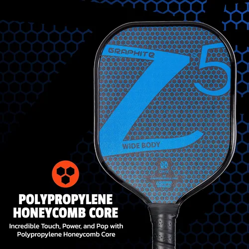 Miniatura 2 de Onix - Pala de pickleball de fibra de carbono Graphite MOD Z5, con agarre cómodo acolchado ONIX Graphite Z5 - Azul