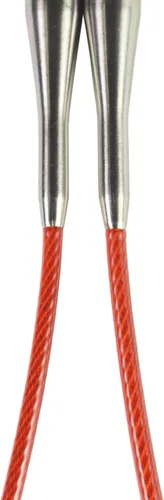 Miniatura 5 de ChiaoGoo - Aguja para tejer circular de acero inoxidable (102 cm), color rojo