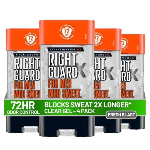Miniatura 7 de Right Guard Xtreme Defense - Gel desodorante antitranspirante, aroma Arctic Refresh - Desodorante 5 en 1 en los que los hombres pueden confiar, gel