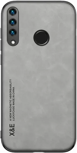 Miniatura 4 de Kepuch Silklike Funda Para Huawei Nova 4E/P30 Lite - Cubierta De Parachoques Placa De Metal Incorporada Para Huawei Nova 4E/P30 Lite - Azul