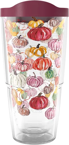 Miniatura 11 de Tervis Traveler - Vaso aislado de triple pared Sara Berrenson de algas marinas profundas mantiene las bebidas frías y calientes, 20 onzas, acero