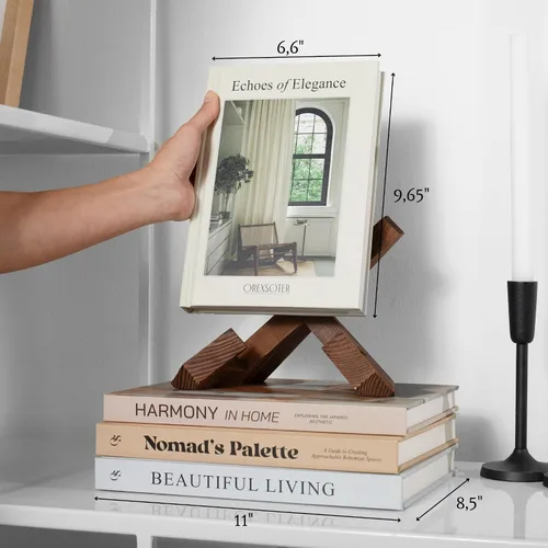 Miniatura 3 de Juego de 4 libros decorativos para decoración del hogar, juego de 4 libros grandes de decoración sintética, mesa de café, libros de tapa dura