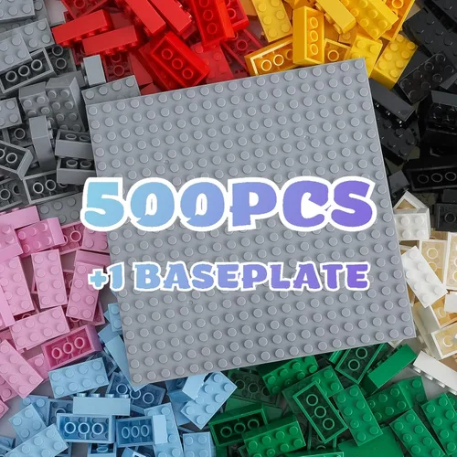 Miniatura 16 de HUIZDQ 1500 piezas de ladrillos de construcción, bloques pequeños clásicos a granel, juego de ladrillos clásicos bloques de construcción básicos