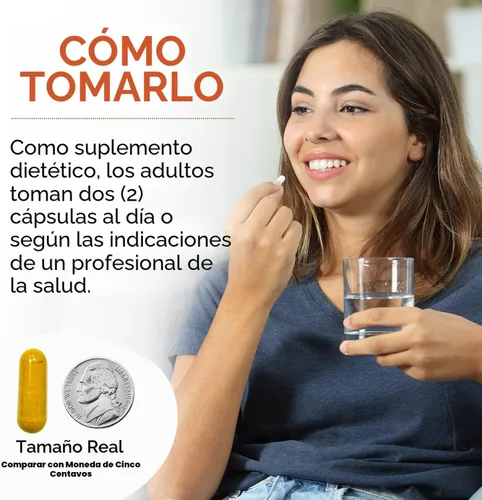 Miniatura 3 de Best Naturals Curcumina de cúrcuma 1500 mg/porción con bioperina - 180 cápsulas vegetales