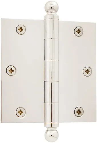 Miniatura 19 de Grandeur Hardware 824304 Bisagra residencial con punta de bellota de 3.5 pulgadas con esquinas de radio de 5/8 pulgadas en peltre antiguo