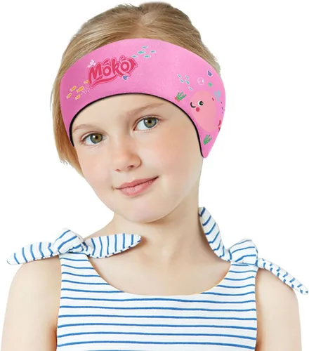 Miniatura 10 de MoKo Diadema de natación para niños y adultos, linda diadema Swinmmers para mantener el agua fuera, impermeable, banda de protección para los oídos
