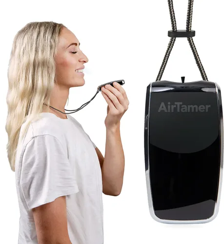 Miniatura 9 de AirTamer Purificador de aire personal recargable A320W, rendimiento probado, probado contra virus y contaminantes*, blanco con estuche de viaje