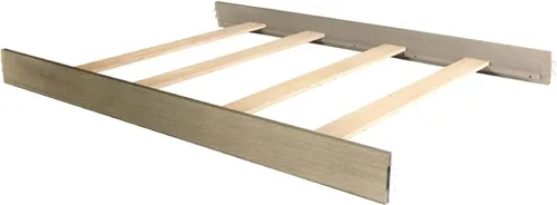 Miniatura 11 de Kit de conversión de tamaño completo para cunas Evolur, kit convertible de cuna de madera maciza para cama de niños, rieles de estilo de transición