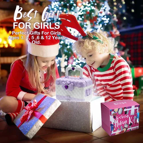 Miniatura 6 de Juegos de maquillaje para niñas – Kit de maquillaje para niñas, juguetes para niñas, maquillaje para niñas, los mejores juguetes para niñas, kit