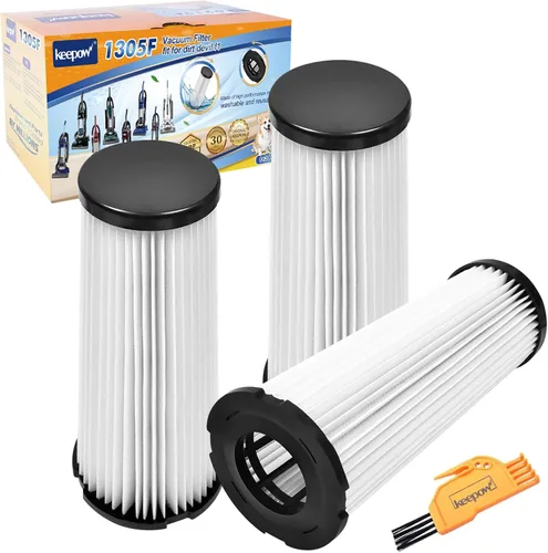 Miniatura 8 de KEEPOW F1 - Filtro HEPA para aspiradora vertical Dirt Devil, modelos Featherlite/Breeze/Swivel Glide/Vision/Jaguar/Extra Light, repuesto 2JC0280000