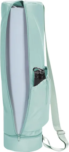 Miniatura 16 de sportsnew Bolsa para esterilla de yoga, bolsa de transporte para esterilla de yoga con cremallera completa con bolsillo para botella de agua