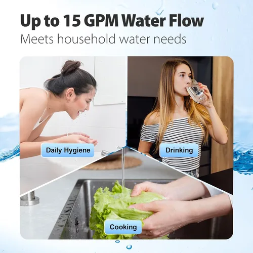 Miniatura 4 de iSpring Sistema de filtro de agua US21B de alta capacidad para debajo del fregadero con mangueras mejoradas, elimina PFAS, PFOA/PFOS, cloro, hierro