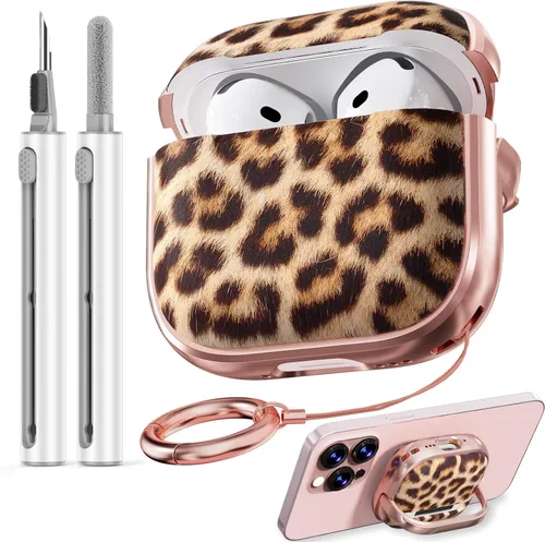Miniatura 35 de Inesore Funda para AirPods Pro 3 2025 con cerradura, funda transparente floral para mujeres, compatible con Apple Airpods Pro de 3ª