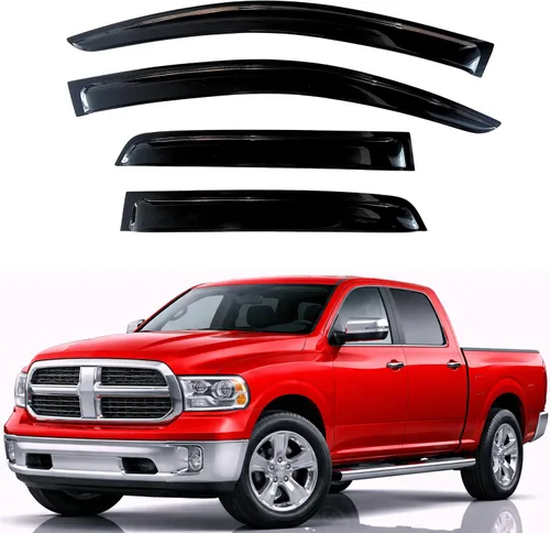 Miniatura 12 de KPY Moldura deflectora de viento para ventana con protección para lluvia, Chevy Tahoe/GMC Yukon 1995-2000, Suburban C/K1500/2500/3500 1992-2000
