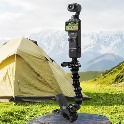 Miniatura 9 de Suptig Soporte de abrazadera flexible de cuello de cisne para GoPro Hero 13 Hero 12 Hero 11 Hero 10 Hero 9 Hero 8 Hero 7 Hero 6 Hero 5 Hero 4