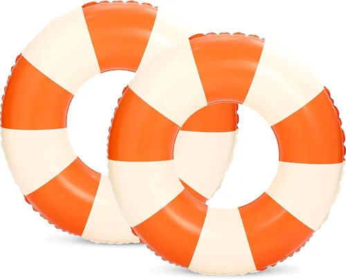 Miniatura 10 de 2 flotadores inflables para piscina, fiesta, lago, playa, adultos, flotadores, tubos de natación, flotadores para decoración de fiesta de playa