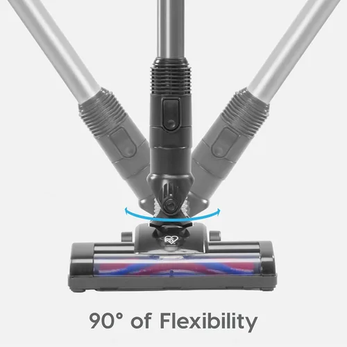 Miniatura 8 de IRIS USA Power Brush - Aspiradora inalámbrica para alfombras de bajo perfil y suelos duros, accesorios 4 en 1, indicador LED de succión de 9000 Pa