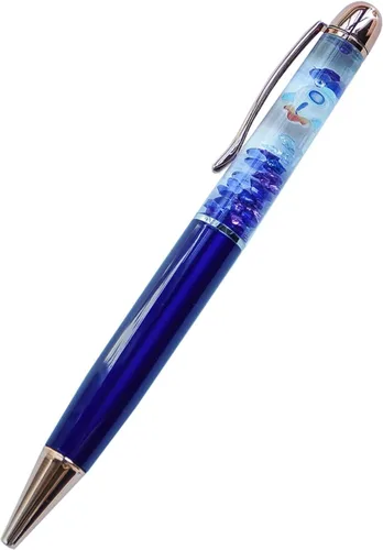 Miniatura 17 de Bolígrafos Divertidos de Alienígena Lindos Flotadores Líquido Flotante Escritura Diario Oficina Bolígrafo Regalo Único Para Mujeres Hombres