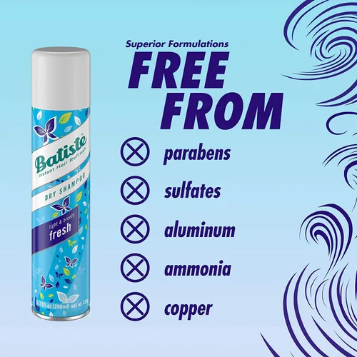 Miniatura 8 de Batiste Batiste - Champú seco, fresco, 6.73 onzas líquidas, 6.73 onzas líquidas