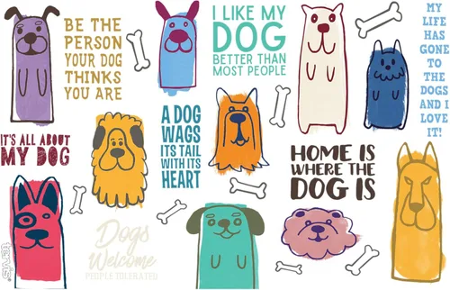 Miniatura 2 de Tervis Vaso térmico de doble pared con aislamiento de Dog Sayings hecho en Estados Unidos mantiene las bebidas frías y calientes, 16 onzas, clásico