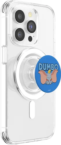 Miniatura 3 de Disney Retrato de texto azul Dumbo PopSockets MagSafe PopGrip para iPhone