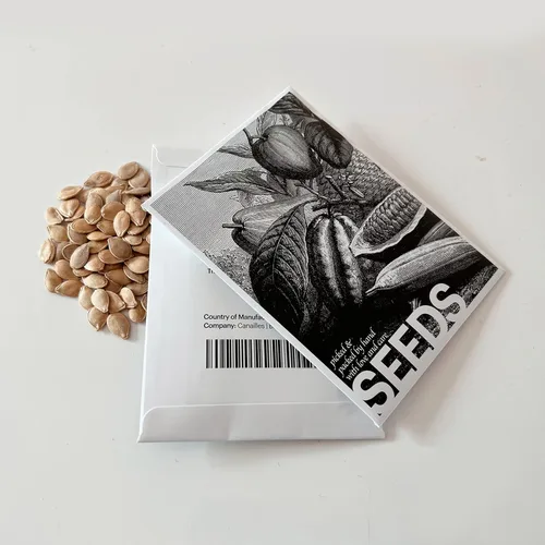 Miniatura 3 de Paquete de 50 semillas de calabaza Jack Be Little para plantar, semillas nuevas y de calidad con alta tasa de germinación, naranja