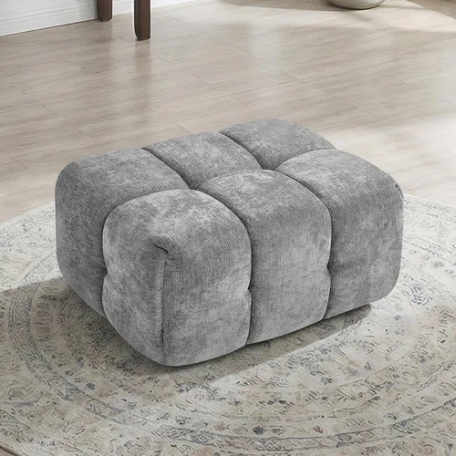 Miniatura 31 de Sofá biplaza modular sin huesos de 78.7 pulgadas, sofá de nube copetudo con asiento profundo, sofá de felpilla para sala de estar, sofá comprimido