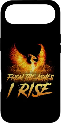 Miniatura 26 de Funda de regalo motivacional para iPhone 13 Pro Max From the Ashes I Rise Phoenix Bird