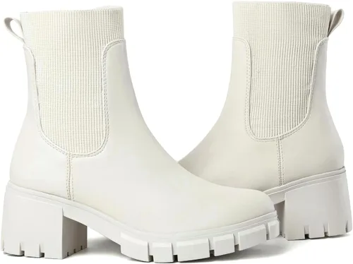 Miniatura 7 de GOUPSKY Botines Chelsea para mujer, suela de lengüeta, cómodos, sin cordones, elásticos