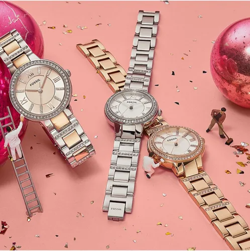 Miniatura 2 de Fossil Women's Virginia Quartz Stainless Steel Three-Hand Watch
