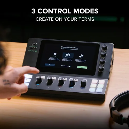 Miniatura 4 de Mackie DLZ Creator XS Mezclador digital adaptativo para podcasting, transmisión y YouTube con modos de usuario, tecnología Mix Agent, mezcla