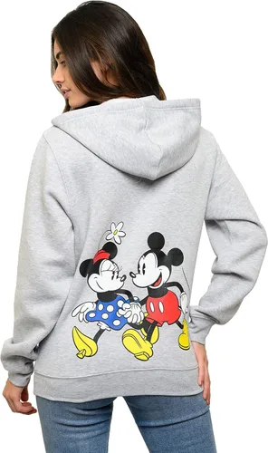 Miniatura 2 de Disney Sudadera con capucha para mujer con estampado de Mickey Minnie Mouse