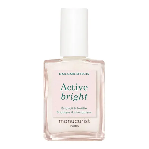 Manucurist Active Bright All in One Nail Perfector: Esmalte de Tratamiento Iluminador y Cuidado Todo en Uno - Sin lámpara - Vegano y fabricado en