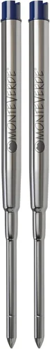 Miniatura 12 de Monteverde Recambio de bolígrafo de gel sin tapa para adaptarse a bolígrafos Sheaffer, punta fina, negro, 2 por paquete (S422BK)