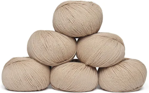 Miniatura 45 de 100% Hilo de Lana de Alpaca Bebé (Juego de 3 Madejas, 150 Gramos) Peso DK - Hecho en Perú - Celestialmente Suave y Perfecto para Tejer y Ganchillo