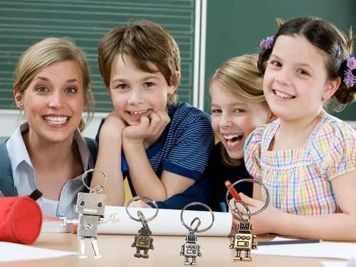 Miniatura 5 de 12 paquetes de robots de metal pequeños a granel para la escuela, regalos de fiesta de verano y premios de fin de año para estudiantes de profesores