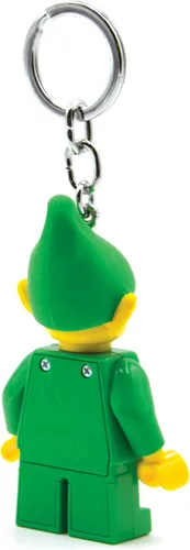 Miniatura 9 de LEGO Minifigure - Llavero de luz grande de 3 pulgadas de alto, elfo navideño (KE181H), regalo de vacaciones, relleno de calcetines