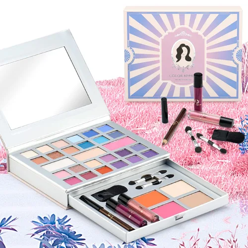 Miniatura 9 de Color Nymph Colección de 16 piezas de brillo labial, brillo labial brillante para mujeres y niñas, set de brillo labial de color duradero con ricos