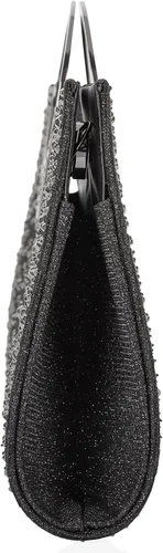 Miniatura 12 de Dexmay - Bolso de mano con diamantes de imitación con asa de cristal para boda, fiesta, elegante bolso de mano para mujer