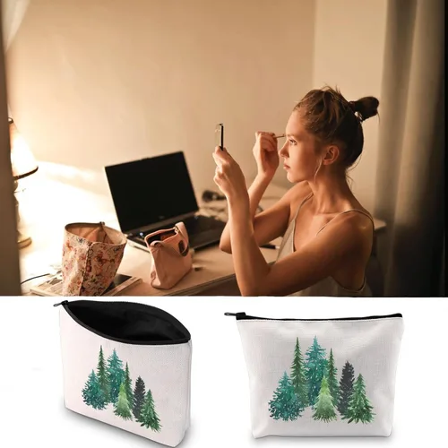 Miniatura 6 de JXGZSO Regalos de senderismo para su árbol del bosque, regalo para amantes de la naturaleza, viajes, senderismo bolsa con cremallera, Árboles