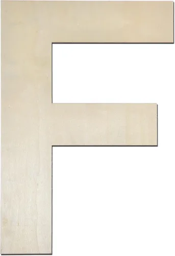 Miniatura 23 de Letra M de madera de 12 pulgadas de grosor, letra de madera grande sin terminar de 1/4 de pulgada de grosor para decoración de pared del hogar