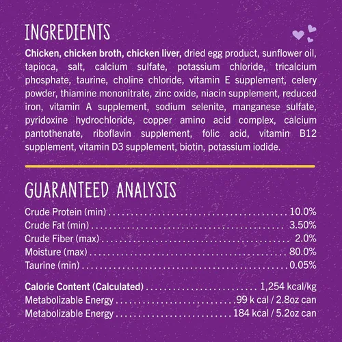 Miniatura 6 de Stella & Chewy's Carnivore Cravings Purrfect Paté - Alimento húmedo prémium sin granos para gatos, receta de pollo e hígado, alto en proteínas