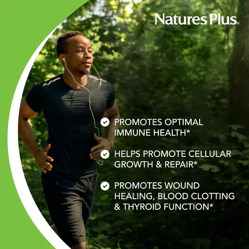 Miniatura 4 de NaturesPlus Zinc - 50 mg, 90 tabletas - Apoya la salud inmunológica y el bienestar general - Forma de quelato de aminoácidos de alta potencia - Sin