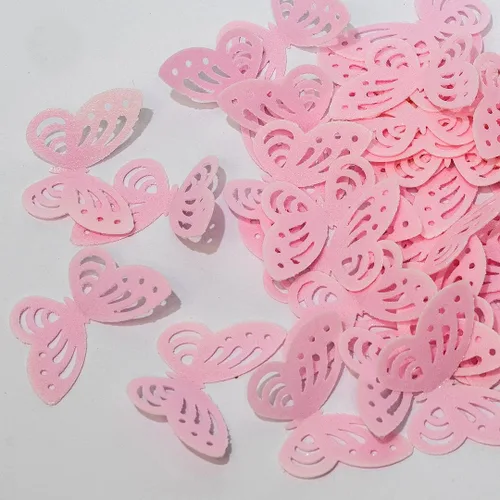 Miniatura 11 de Flores comestibles, hojas comestibles y mariposas comestibles blancas, papel de oblea, decoración de cupcakes para decorar papel de arroz
